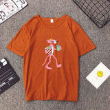 BJYL - Pink Panther Printed Women T-Shirt